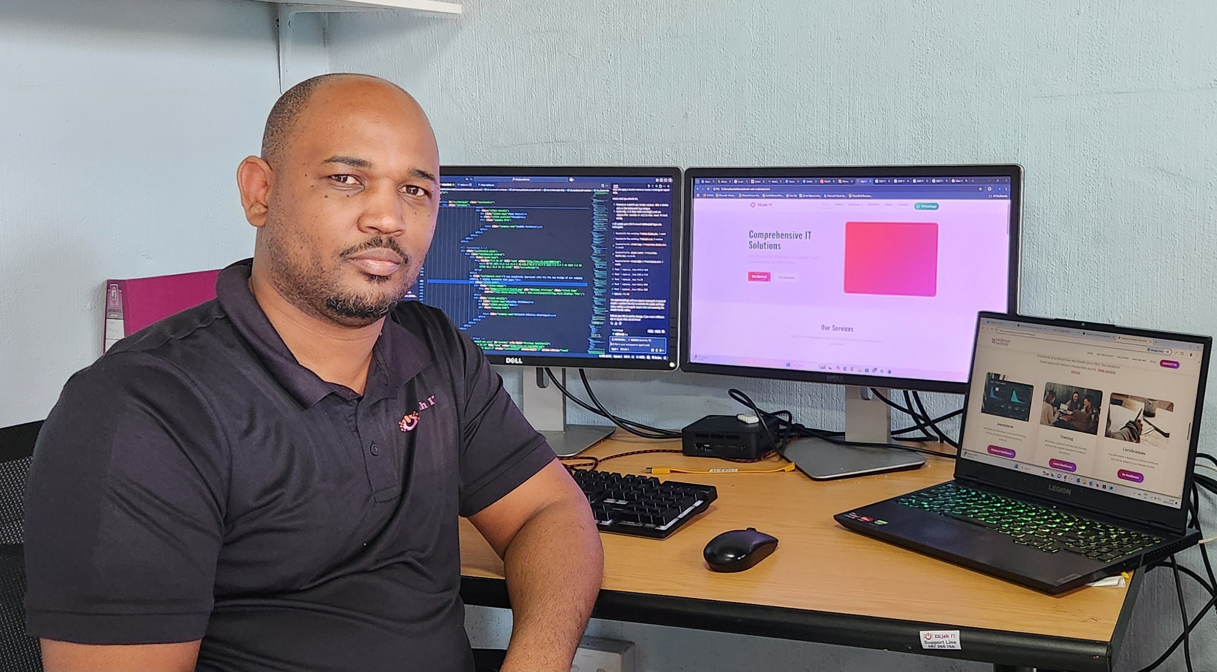 Themba Mqadi - Founder of Elijah IT